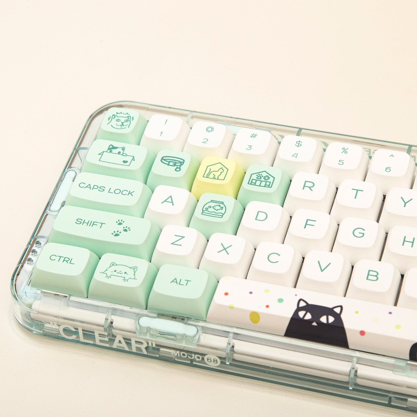 131 Key PBT XDA Profile Keycap Set - Cat Lover