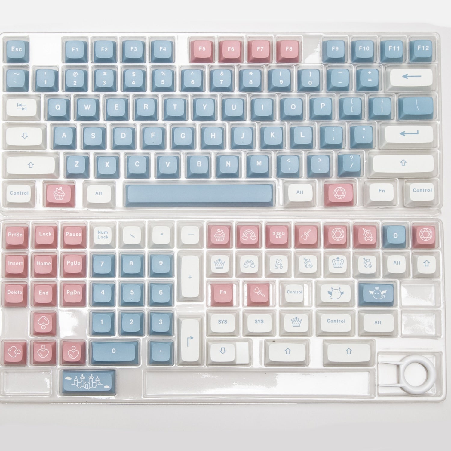 134 Key PBT XDA Profile Keycap Set - Cupcake Wonderland