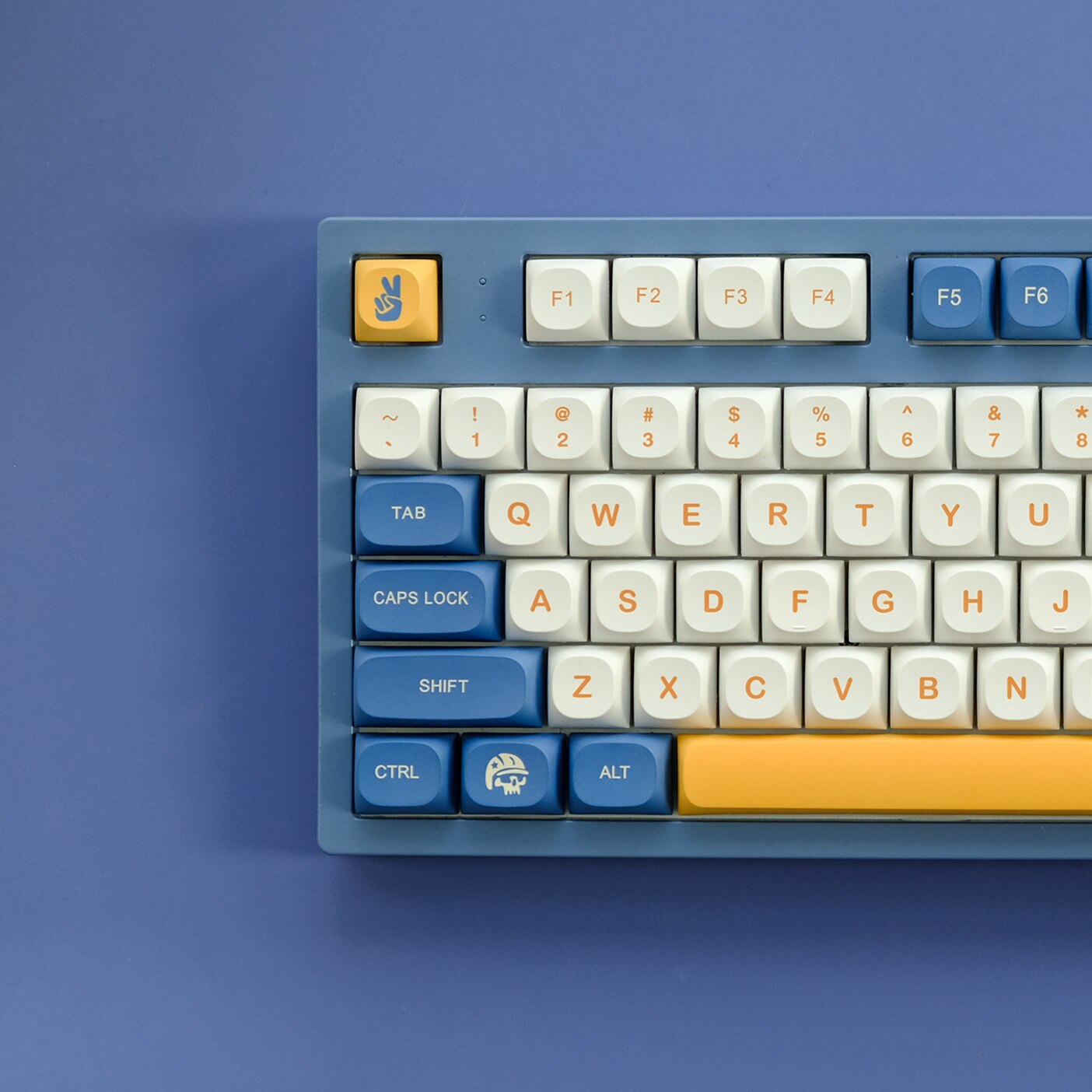 144 Key PBT XDA Profile Keycap Set - Skull Rider