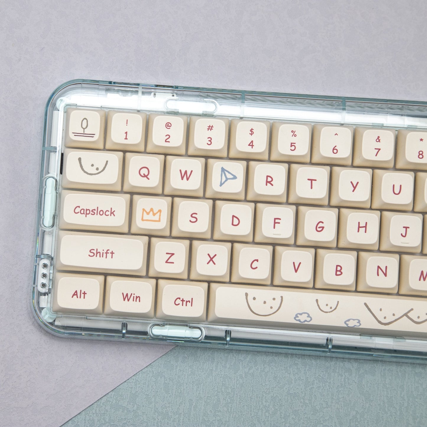 132 Key PBT XDA Profile Keycap Set - Doodles