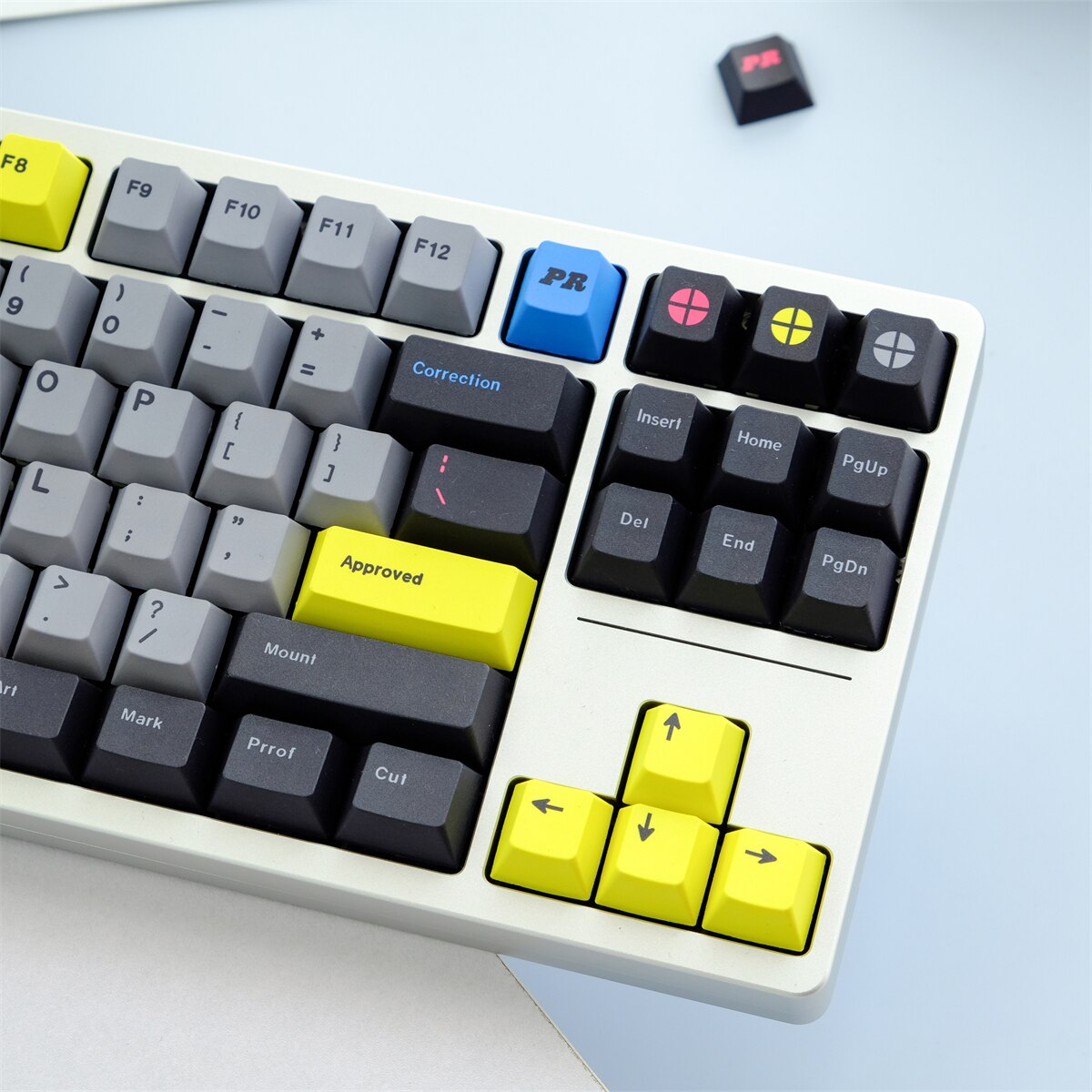 129 Key PBT Cherry Profile Keycap Set - Neon Nights