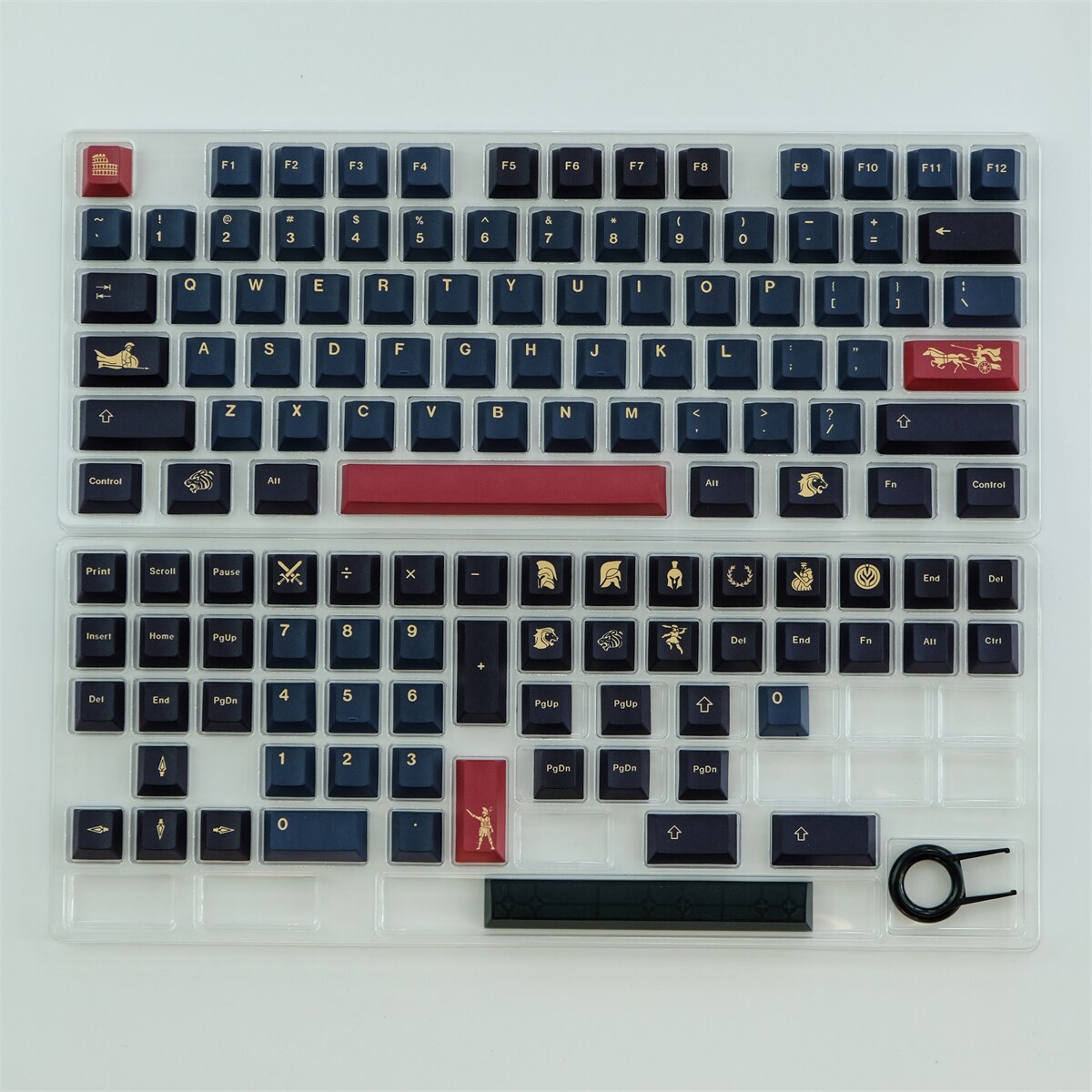 129 Keys PBT Cherry Profile Keycap Set - The Roman Empire