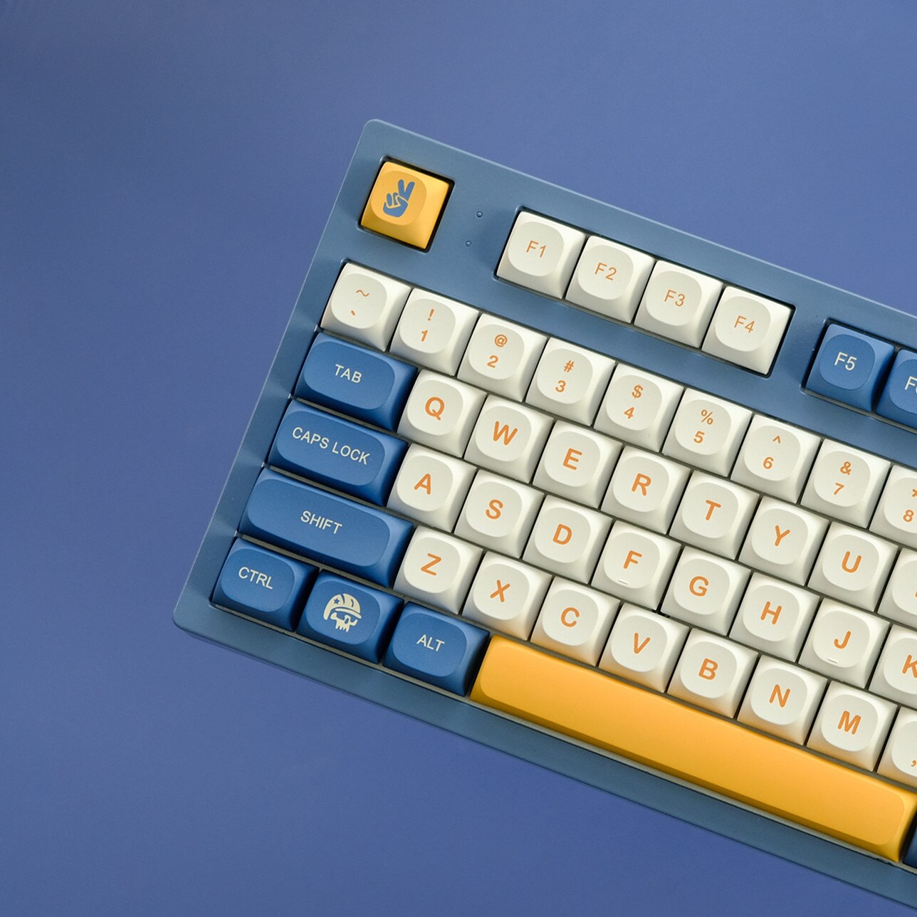 144 Key PBT XDA Profile Keycap Set - Skull Rider