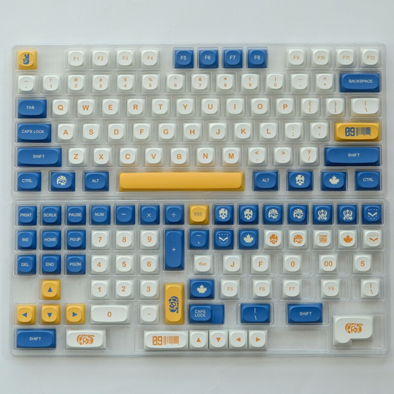 144 Key PBT XDA Profile Keycap Set - Skull Rider