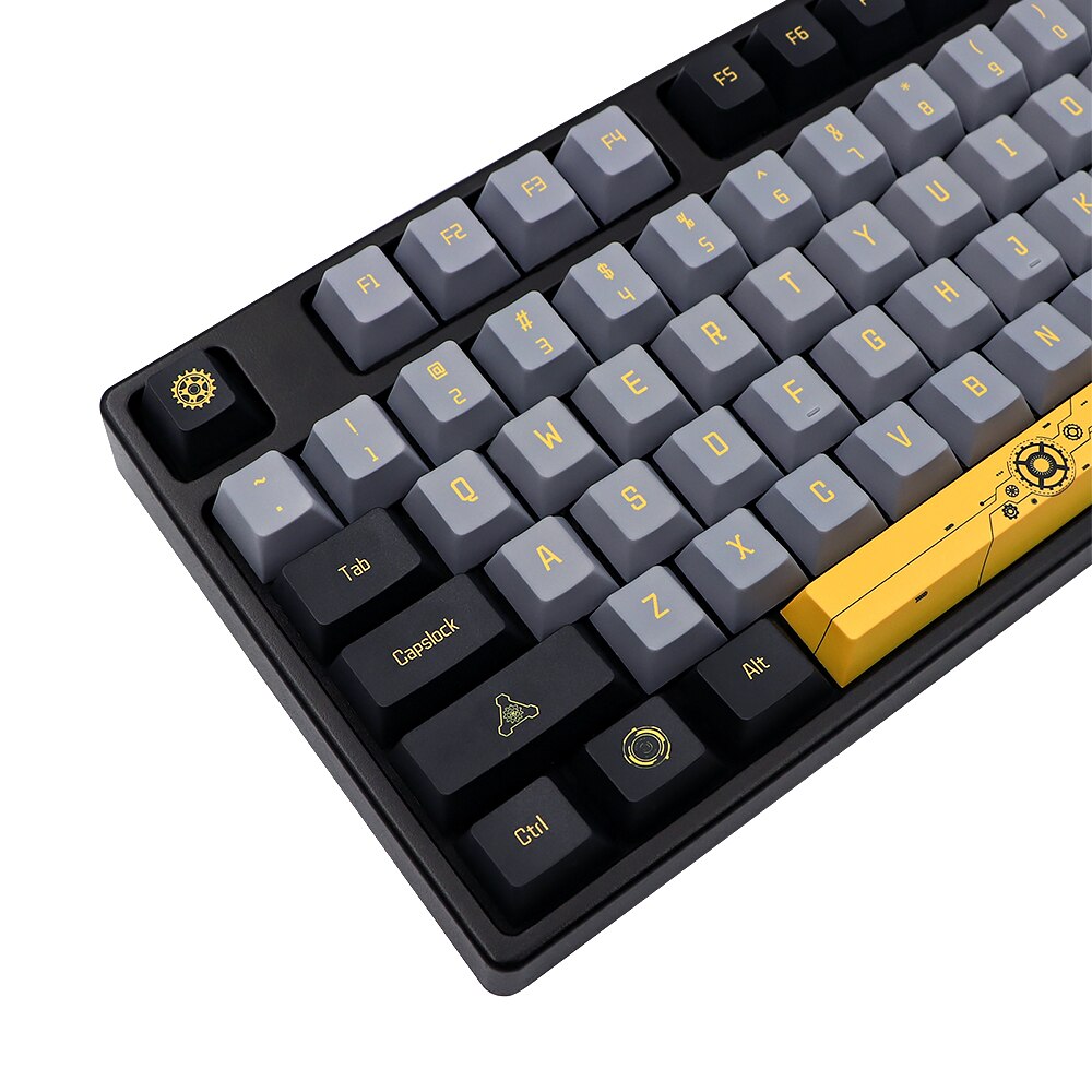143 Key PBT Cherry Profile Keycap Set - Gears and Gadgets
