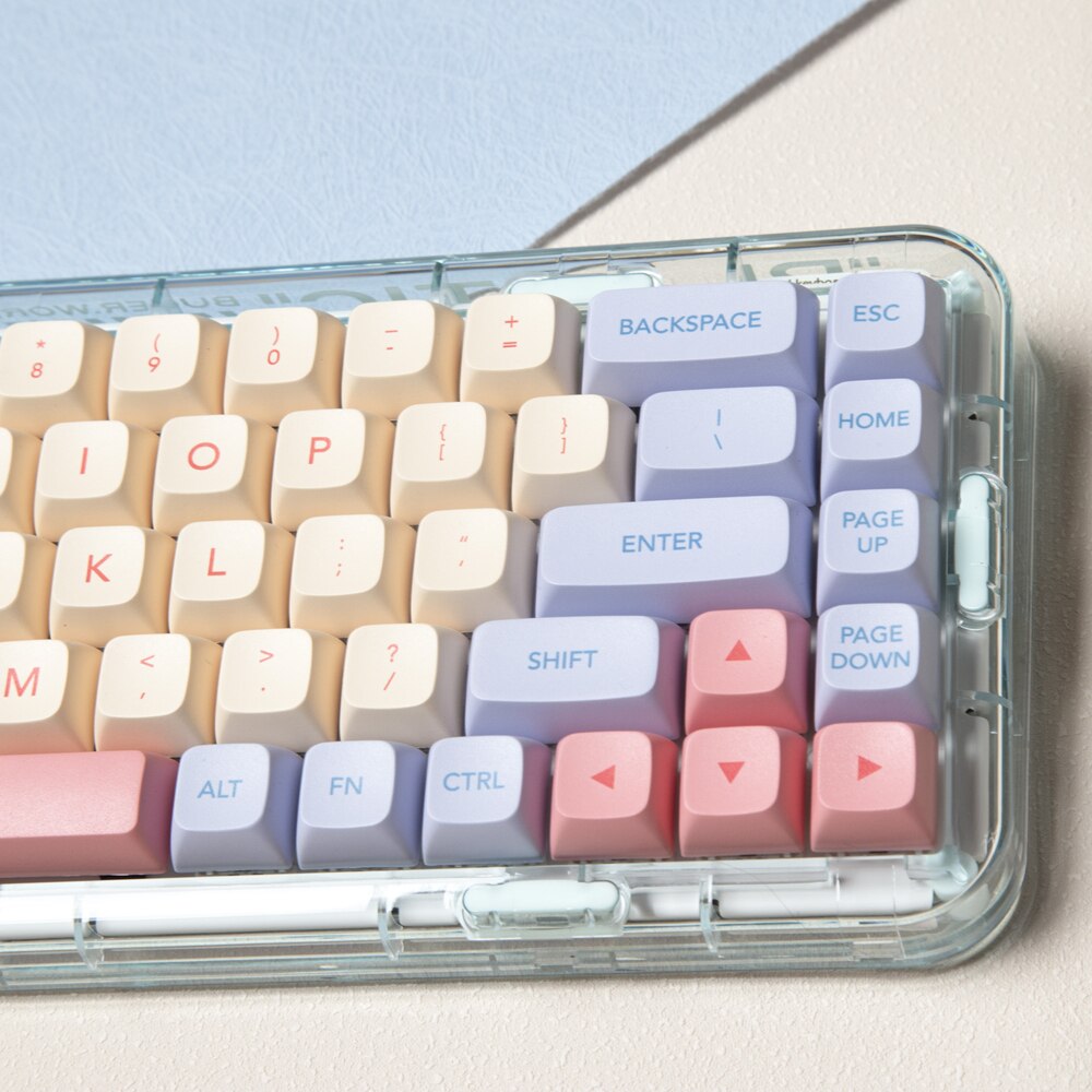 132 Key PBT XDA Profile Keycap Set - Marshmallow