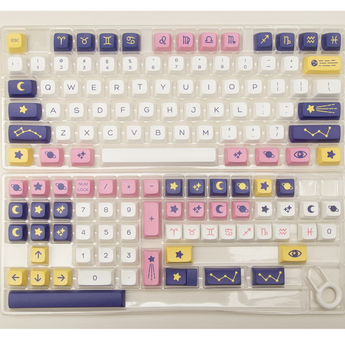 132 Key PBT XDA Profile Keycap Set - Starry Night