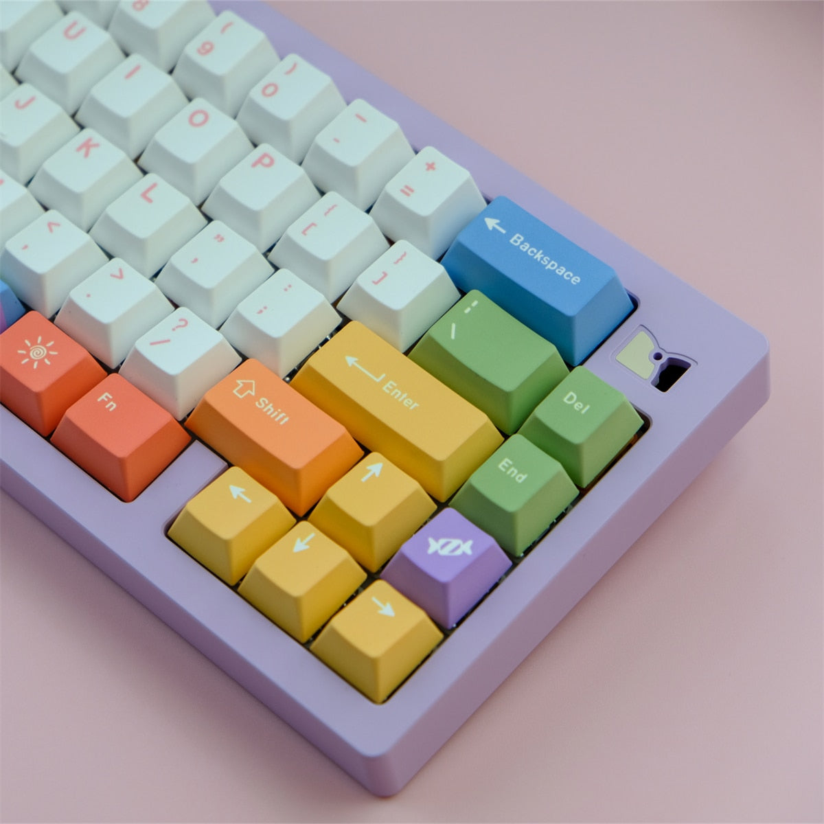 129 Tasten PBT Kirsche Profil Tastenkappen Set - Rainbowland