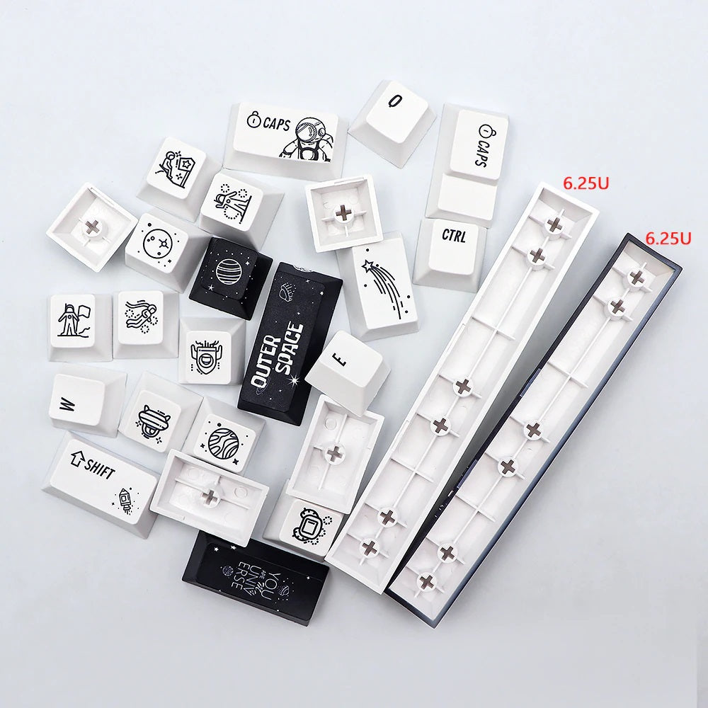 138 Key PBT Cherry Profile Keycap Set - Outer Space