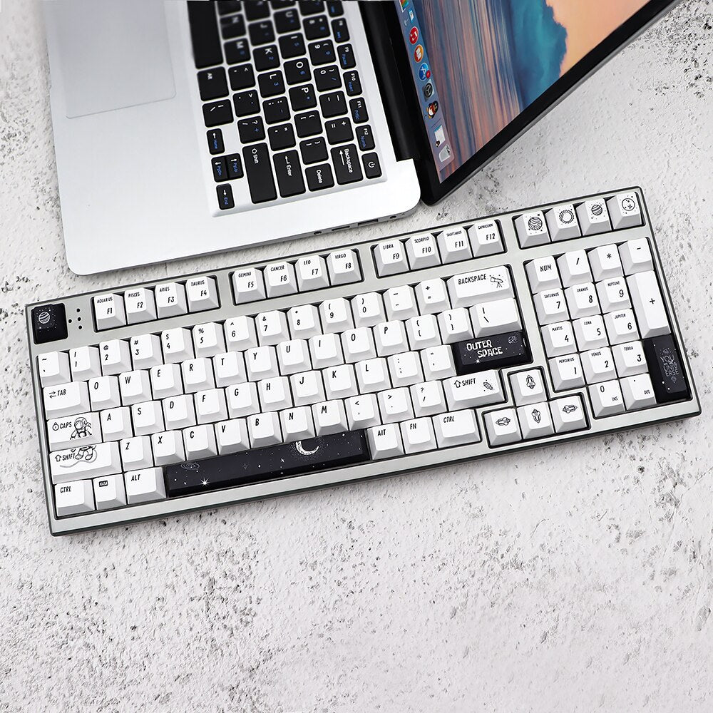 138 Key PBT Cherry Profile Keycap Set - Outer Space