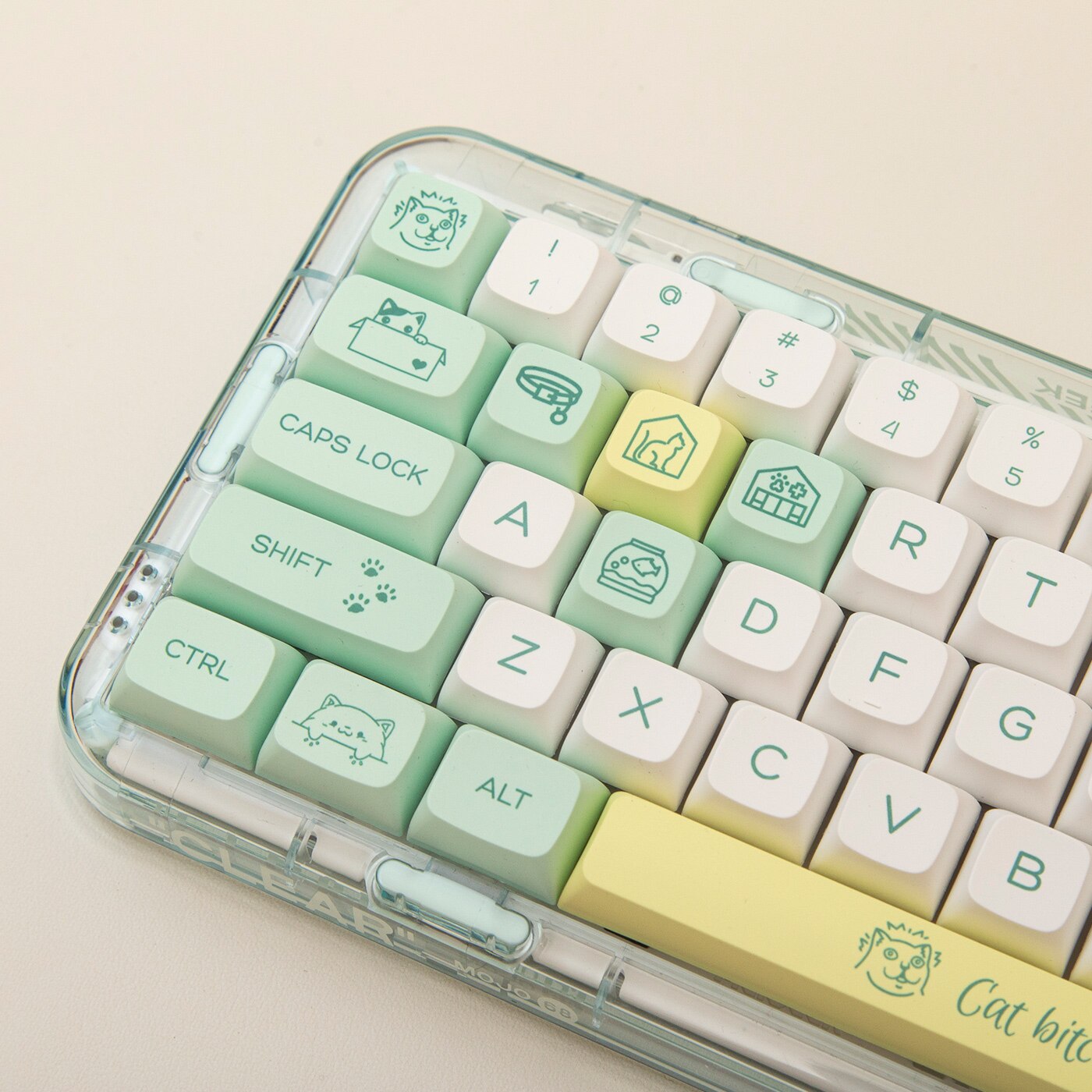 131 Key PBT XDA Profile Keycap Set - Cat Lover