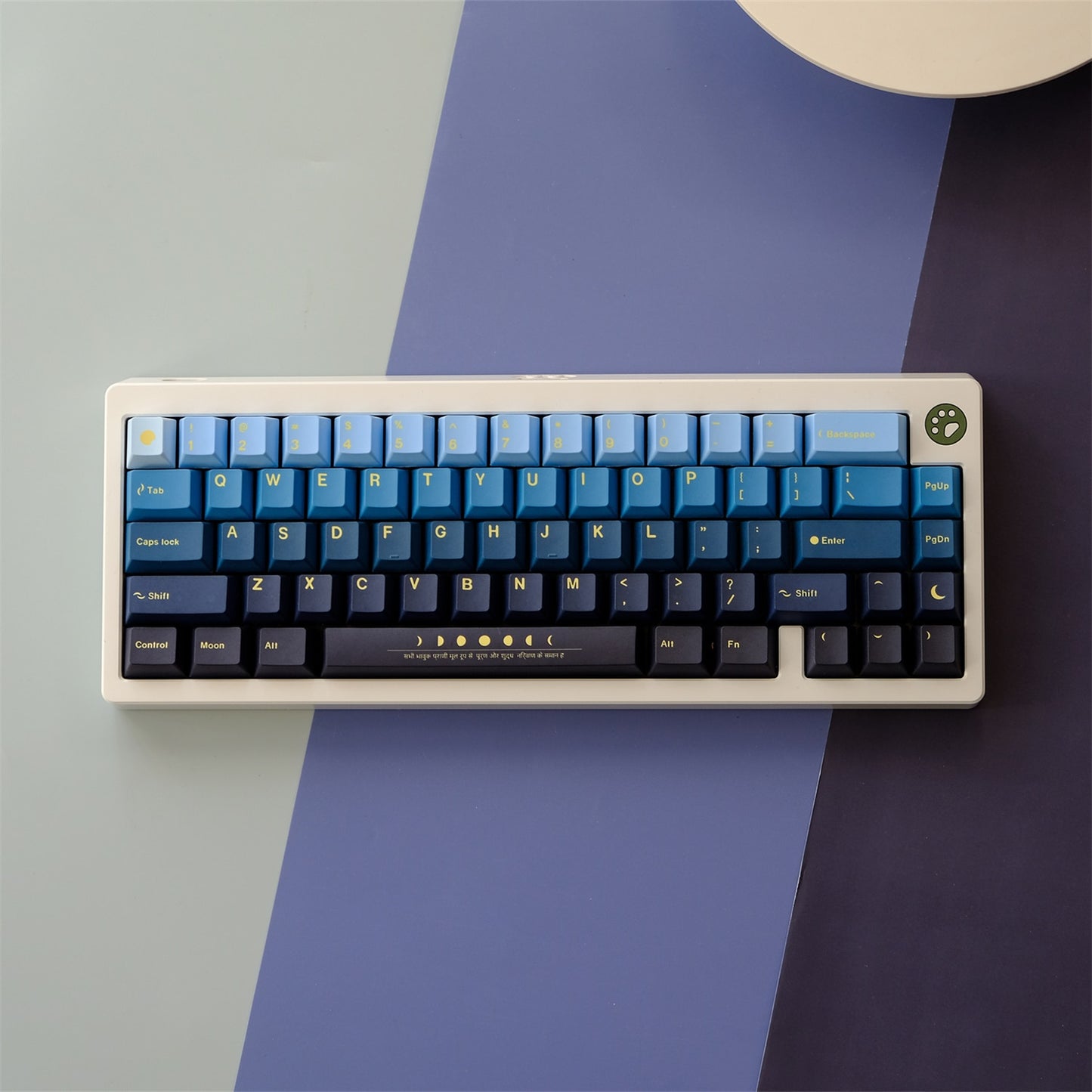 129 Keys PBT Cherry Profile Keycap Set - Lunar Eclipse