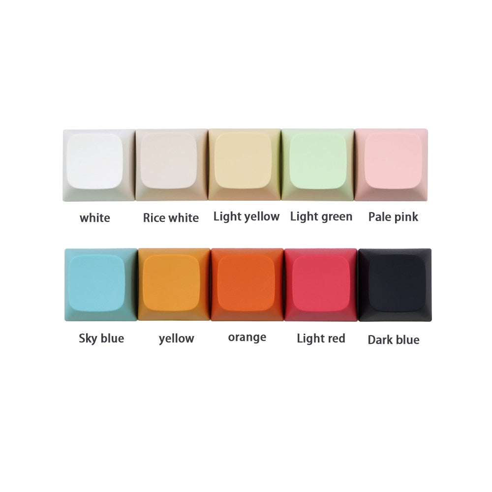 PBT XDA Profile Keycap Set - 10 Colour Options!