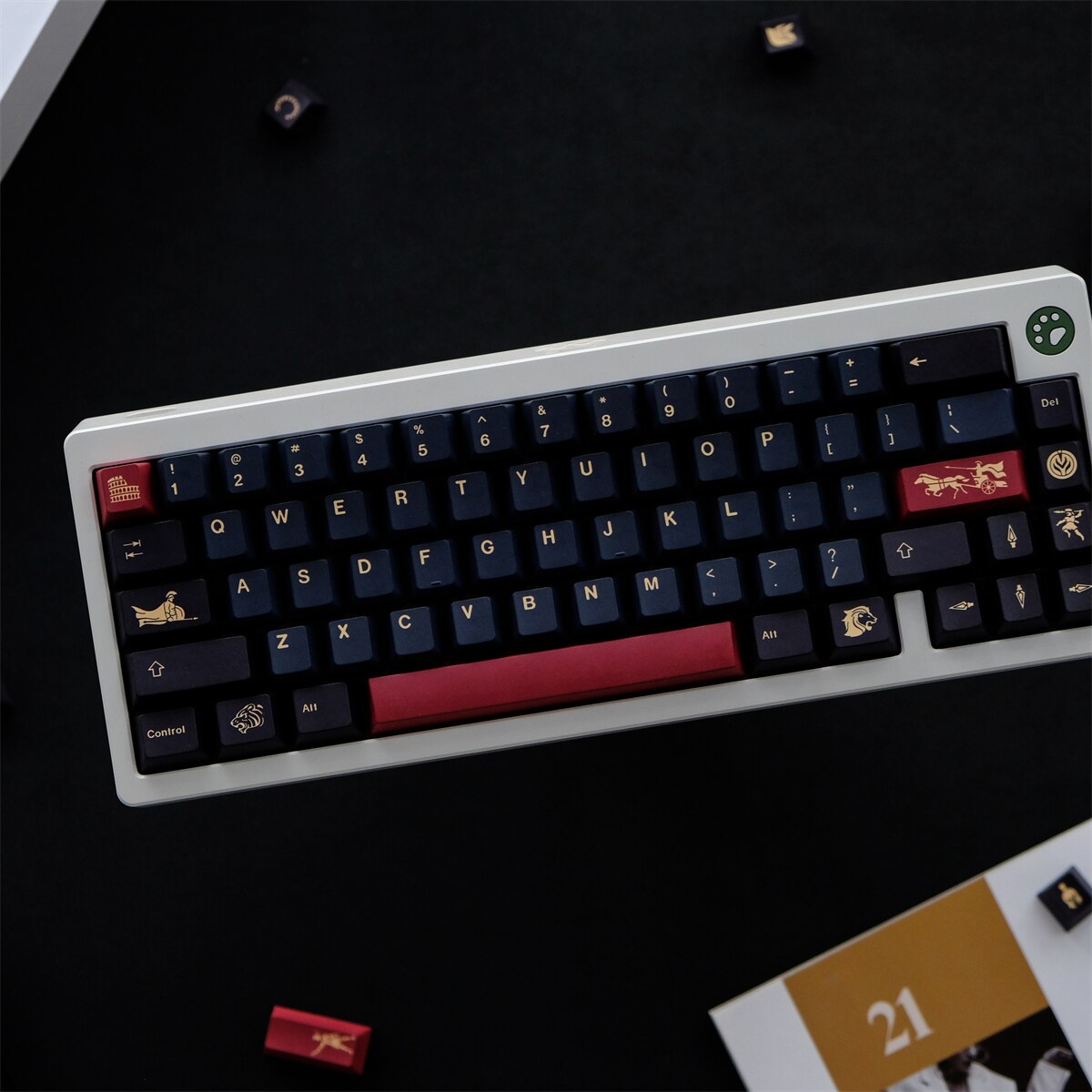 129 Keys PBT Cherry Profile Keycap Set - The Roman Empire