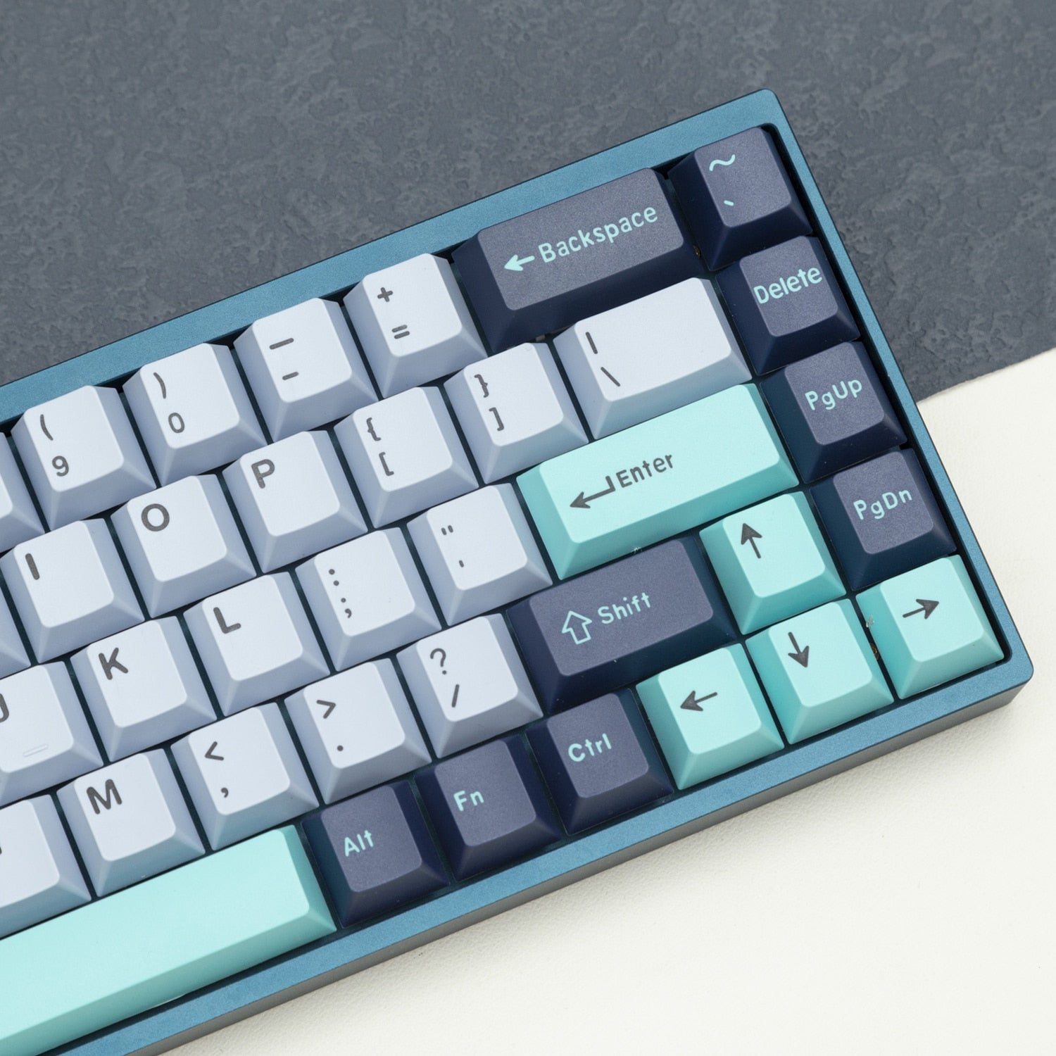 173 Key Doubleshot PBT Cherry Profile Keycap Set - Blue Oasis
