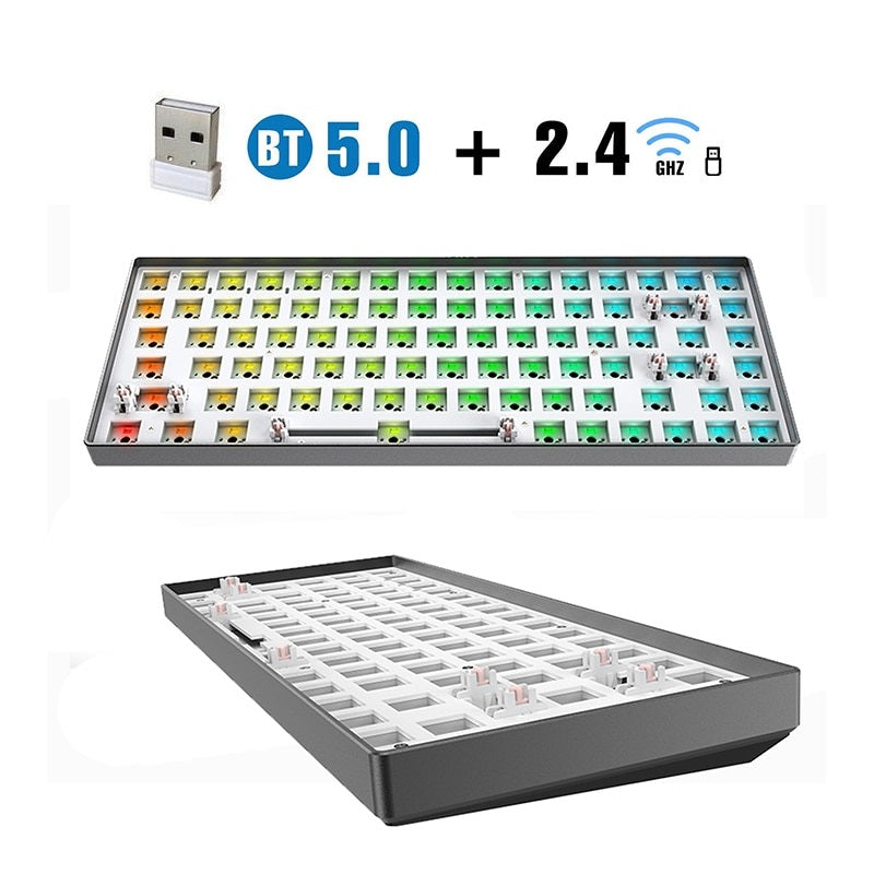 TESTER84 Dual-mode Mechanical Keyboard Kit 75% layout