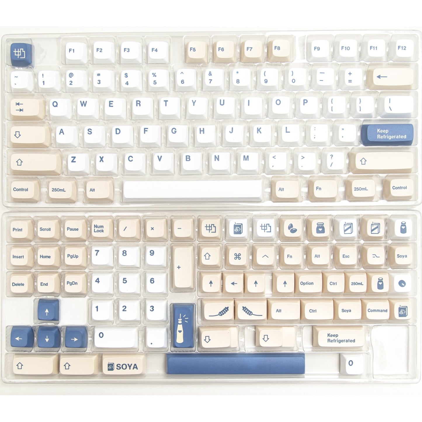 144 Keys PBT XDA Profile Keycap Set - Soya