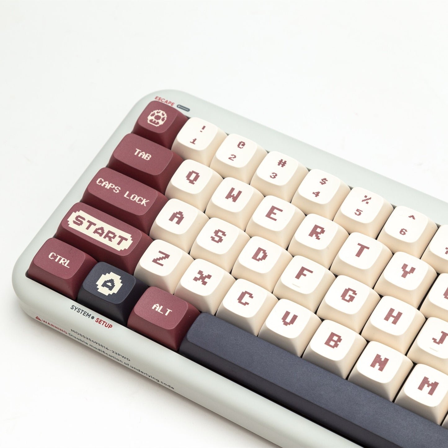 133 Key PBT XDA Profile Keycap Set - Retro Gaming