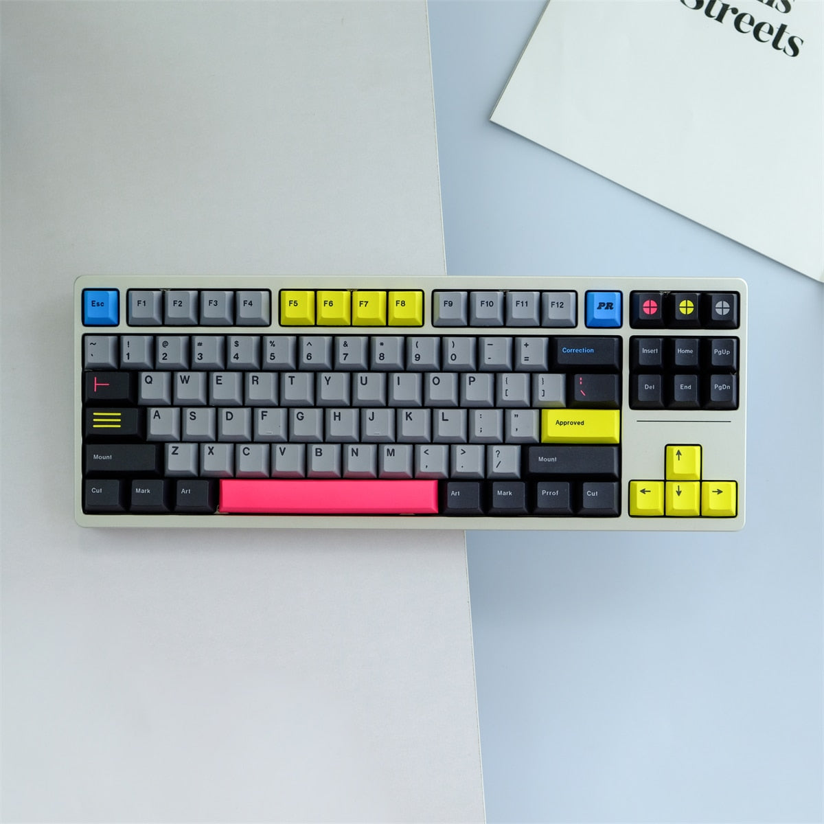 129 Key PBT Cherry Profile Keycap Set - Neon Nights