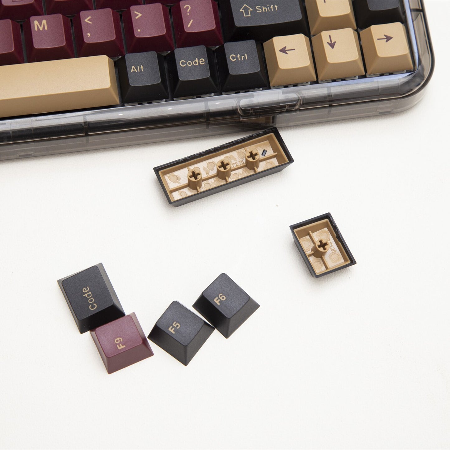 173 Key Doubleshot PBT Cherry Profile Keycap Set - Crimson Inferno