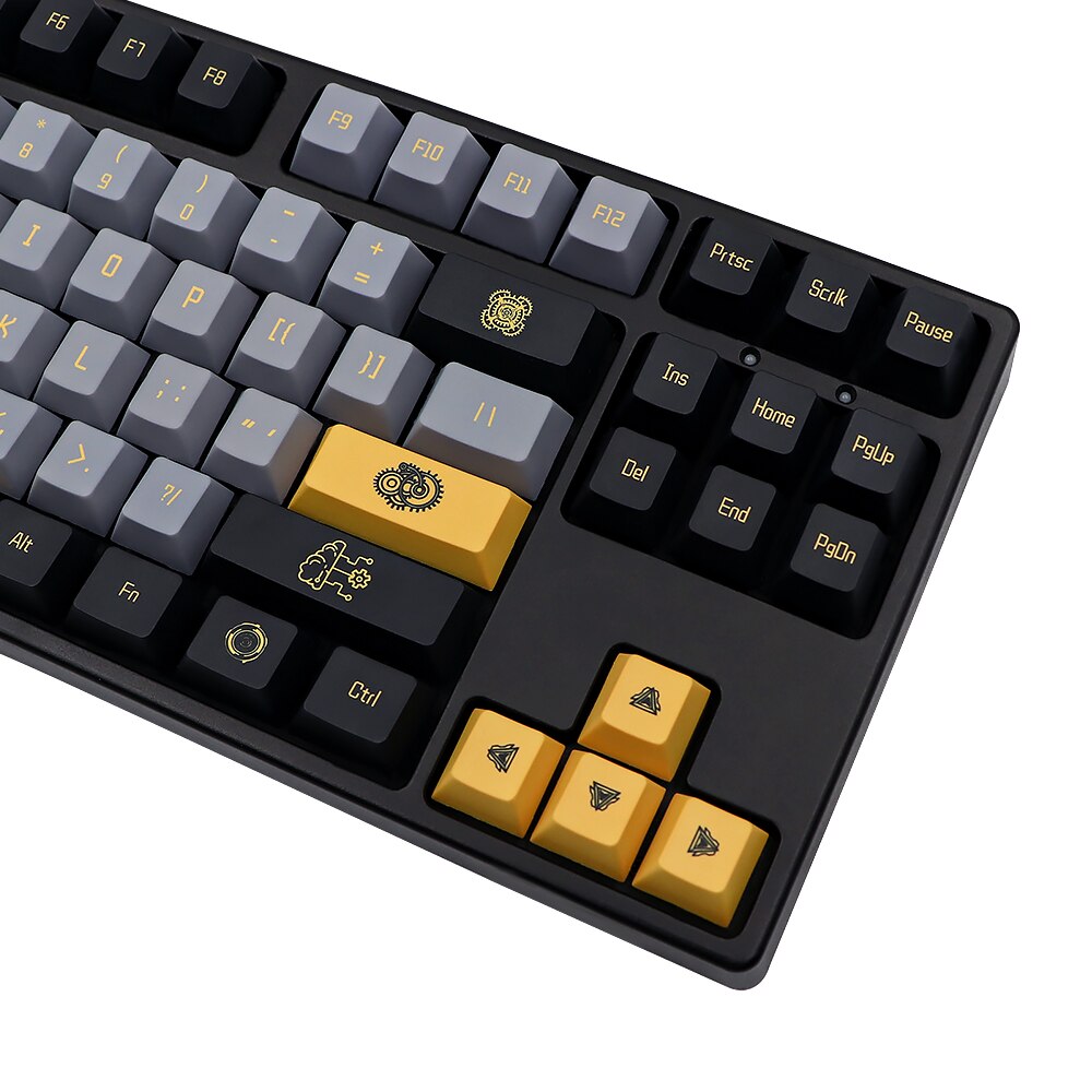 143 Key PBT Cherry Profile Keycap Set - Gears and Gadgets