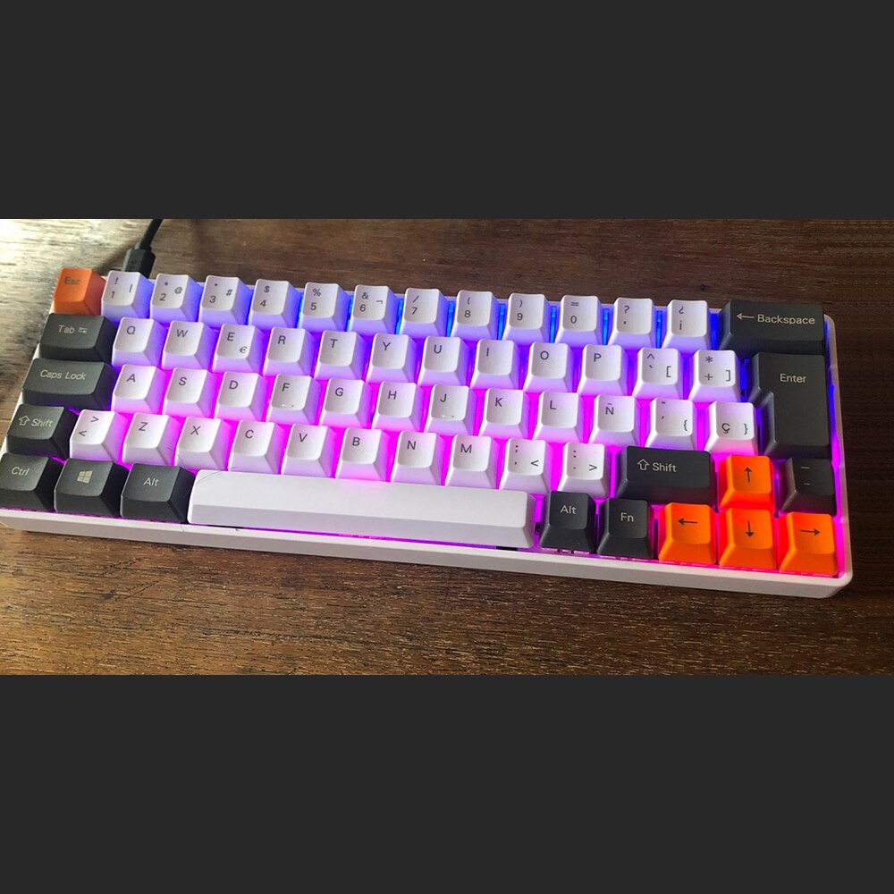 77/87/124 Key ISO-ES PBT OEM Profile Keycap Set