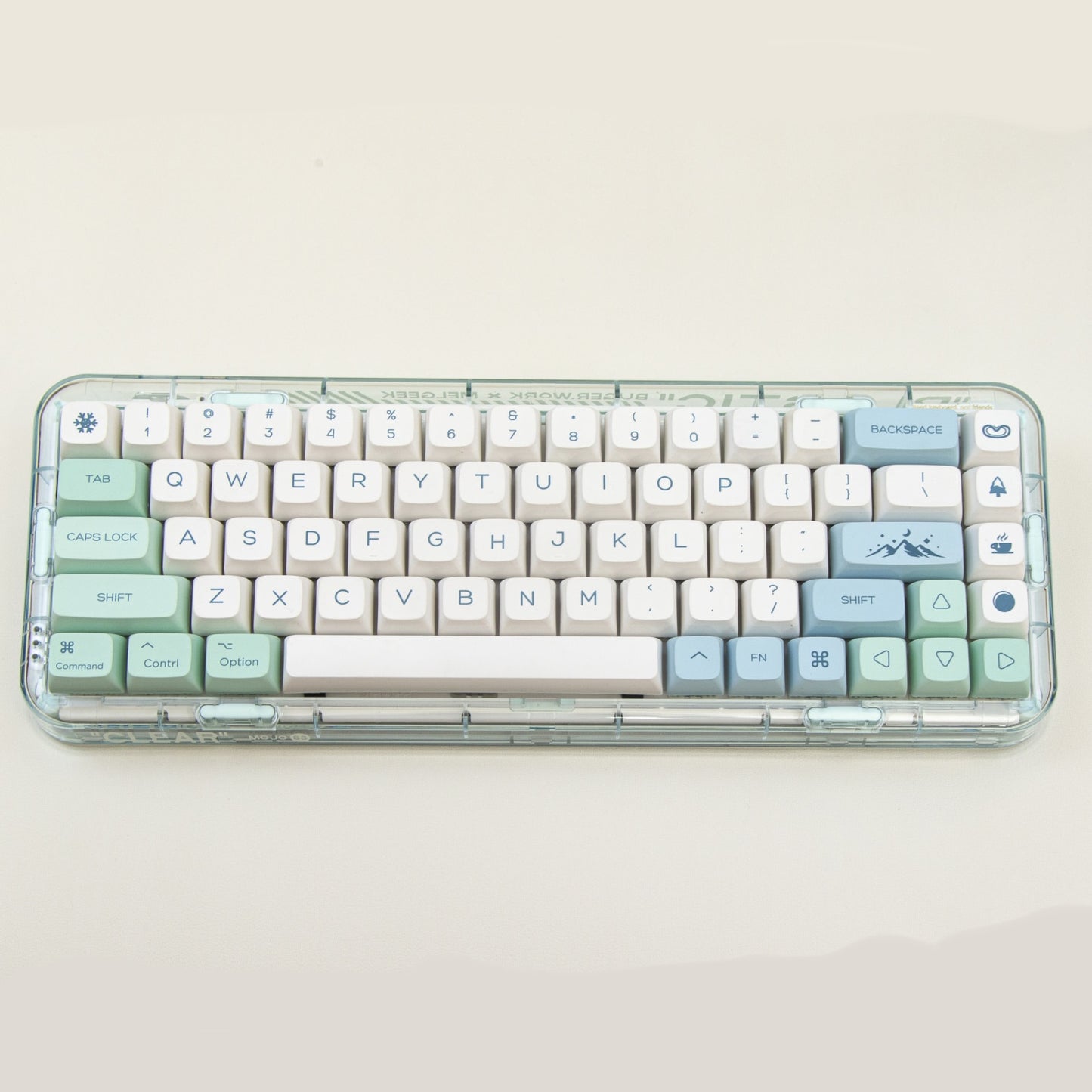 133 Key PBT XDA Profile Keycap Set - Snow Globe