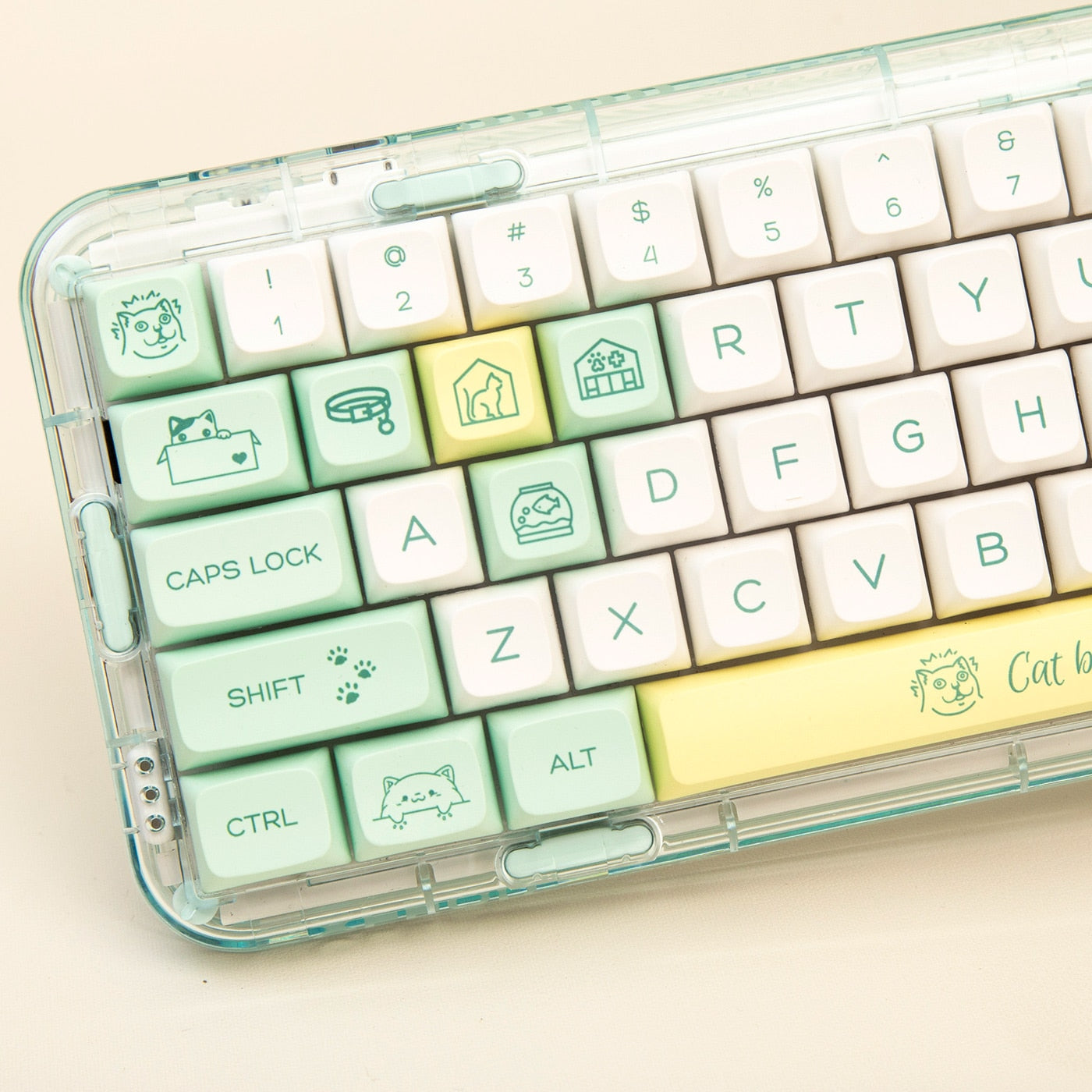131 Key PBT XDA Profile Keycap Set - Cat Lover