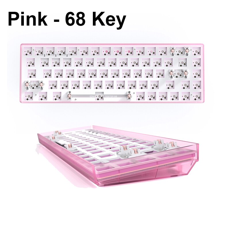 TESTER68 Wireless Mechanical Keyboard Kit 65% layout
