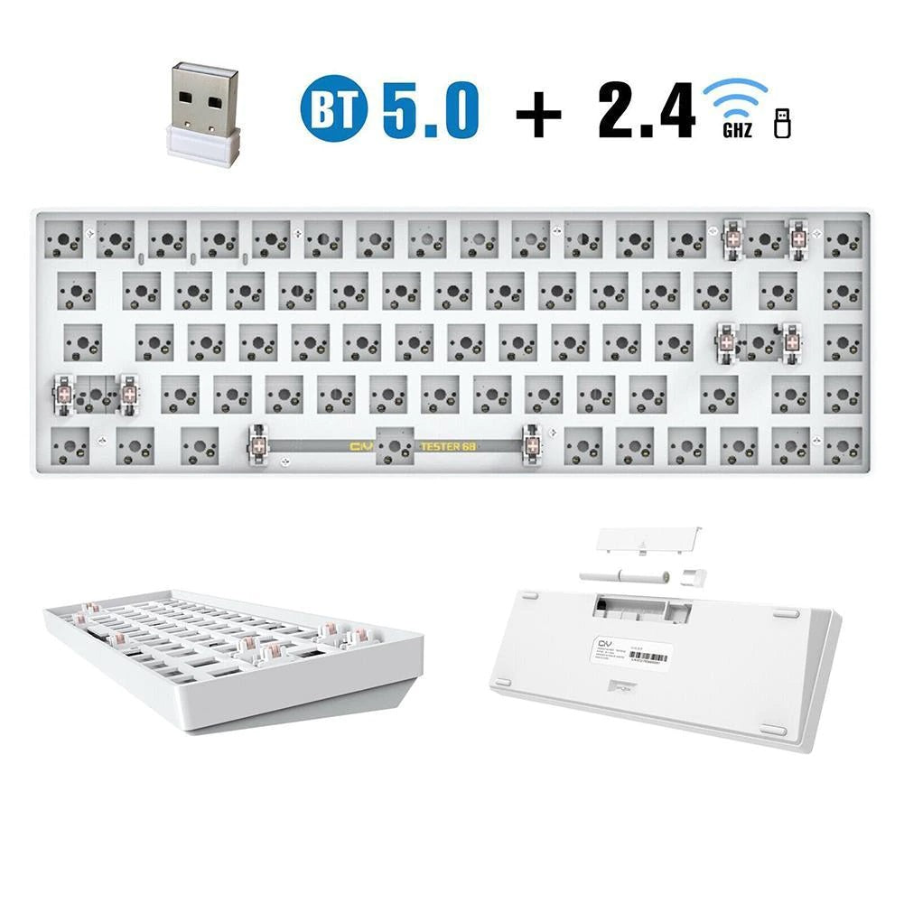 TESTER68 Wireless Mechanical Keyboard Kit 65% layout