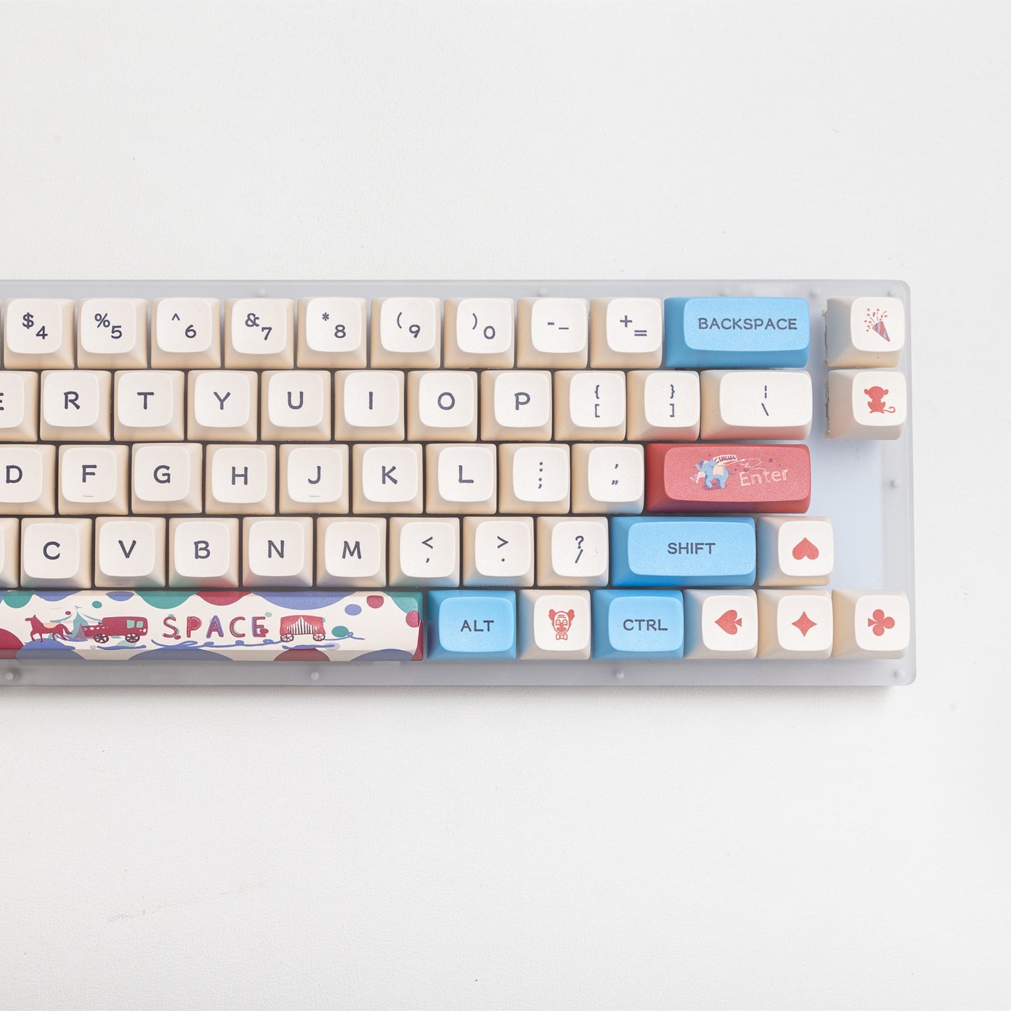132 Key PBT XDA Profile Keycap Set - Circus