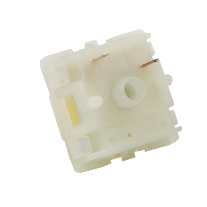 Gateron CAP Milky Linear Yellow V2 Switches - 63g Actuation - 5pin Compatibility