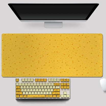 Cheese-Themed PBT Keycap Set – 108 Keys, OEM Profile for Mechanical Keyboards