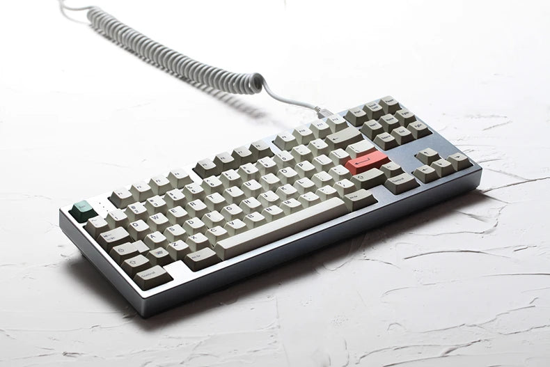 FlexiRetro Coiled Keyboard Cable - Universal Mechanical Keyboard USB V2 Connection