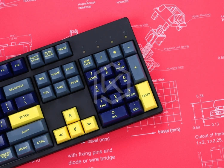 SwitchBlueprint Deskmat - Mechanical Keyboard Switch Design Mousepad