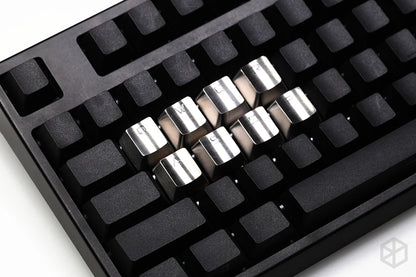 Lustrous Silver Series - Stainless Steel Backlit Keycaps