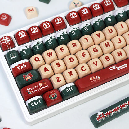 Festive Frost PBT Keycap Set – 130 Keys MOA Profile