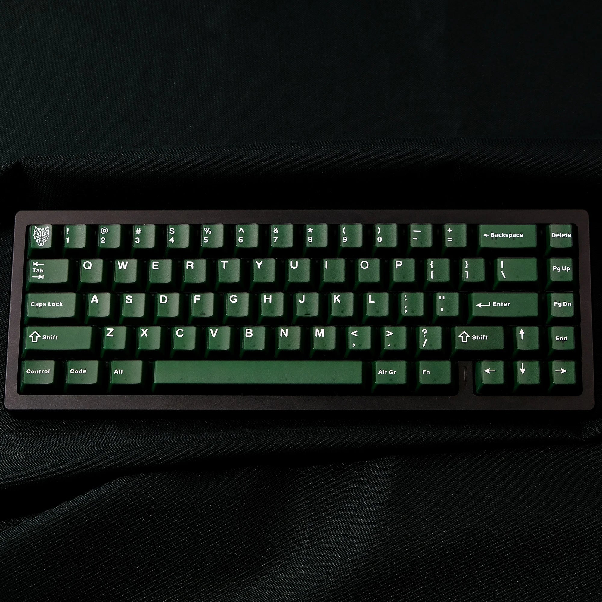 Emerald Eclipse Semi-Transparent Keycaps - 114-Tasten-Satz mit Kirschprofil