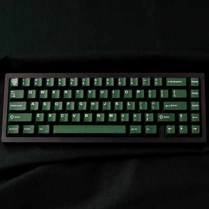 Emerald Eclipse Semi-Transparent Keycaps - 114-Key Cherry Profile Set