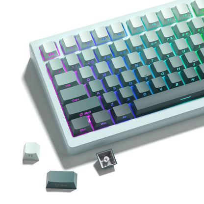 Gradient Side-Print PBT Keycaps – 136 Keys, Multiple Color Options, Backlit