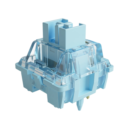 Akko V3 Pro Cream Blue Tactile Switches - 5-Pin, 45gf, Dustproof, Compatible with MX Keyboards