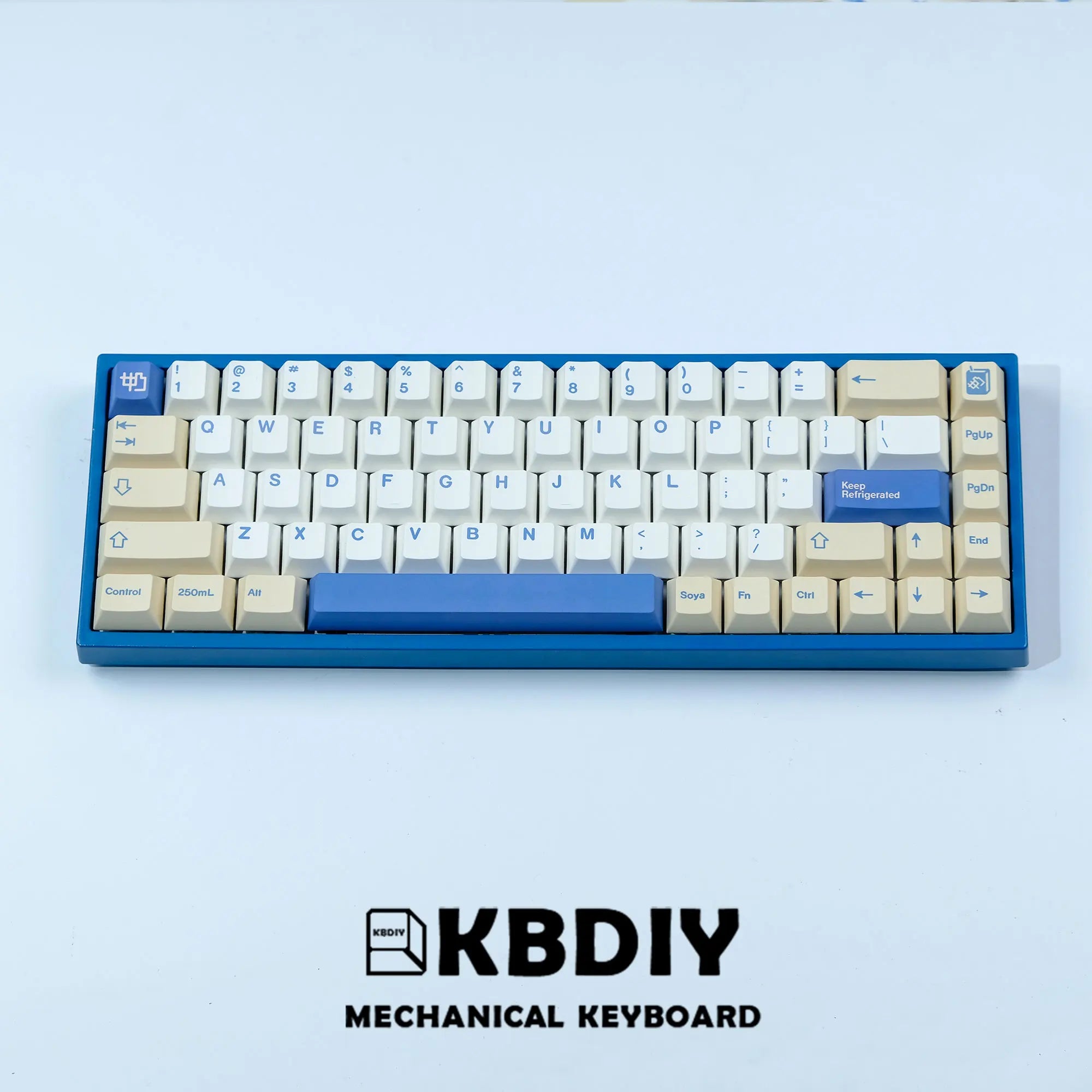 SoyKey 135-Tasten GMK Soymilk Keycap Set - PBT Kirsche & KOA Profil