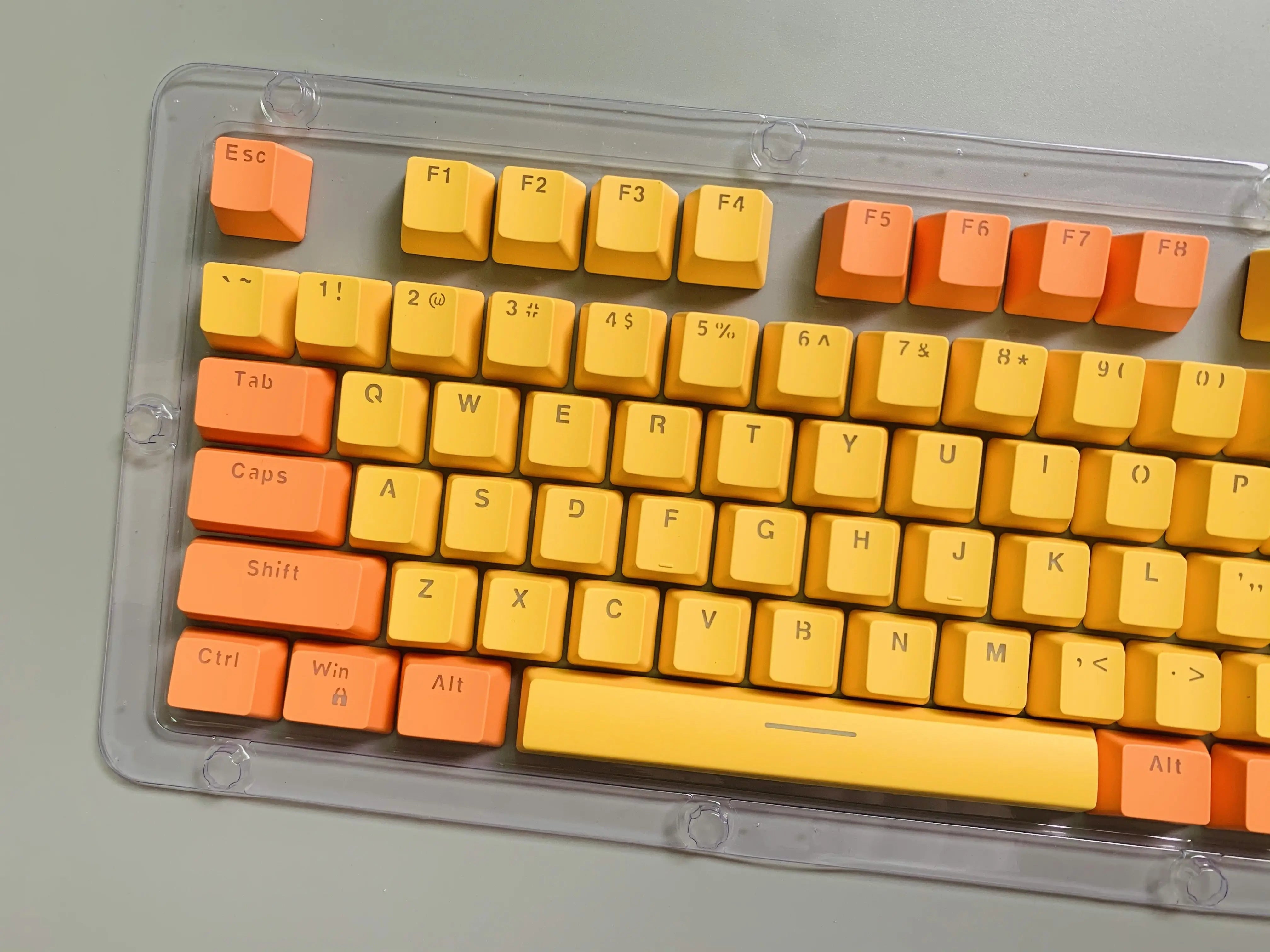 OEM Backlit ABS Keycap Set – 104 Keys, Two-Tone, Ergonomic