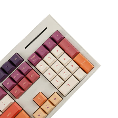 Sunset Haze Dye Sub Keycaps - German/French ISO