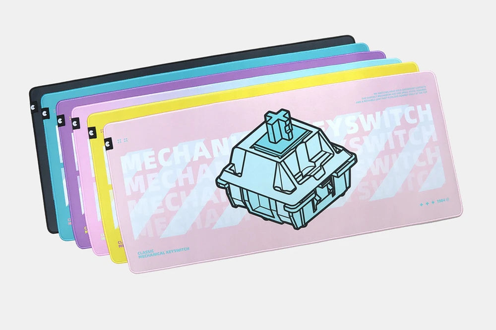 SwitchScape Pro Deskmat - Mechanical Keyboard Switch-Themed Mousepad with Stitched Edges
