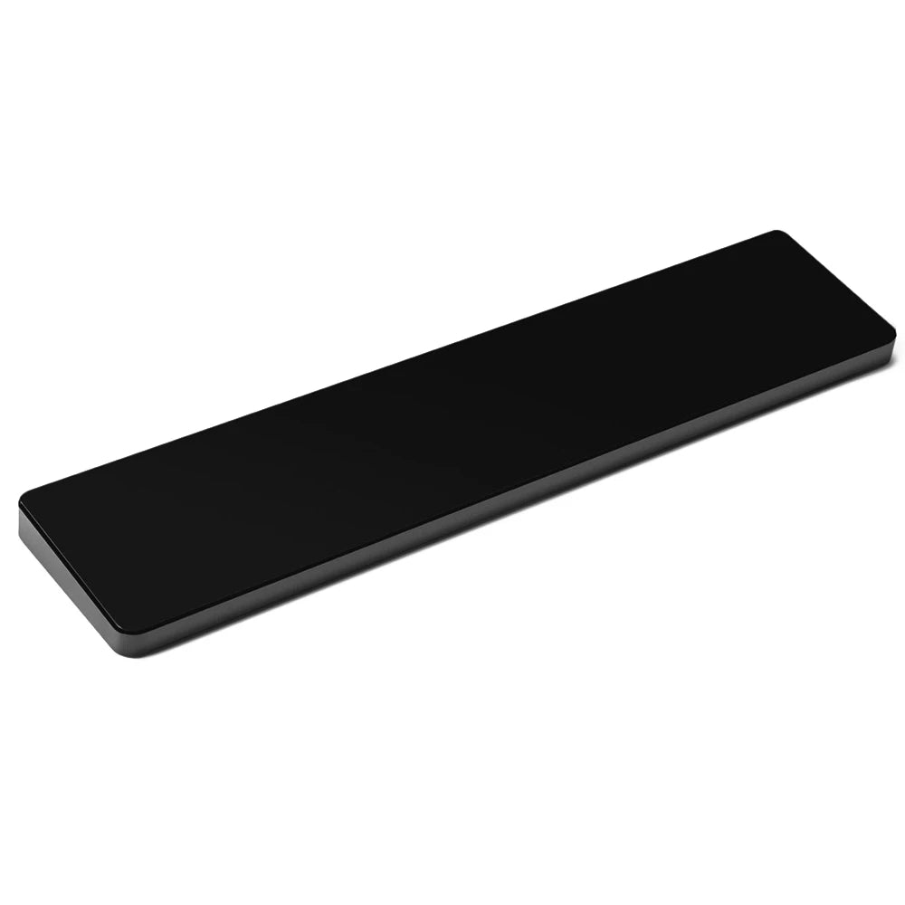 mStone Black Crystal Wrist Rest - Ergonomic K5 Glass Support for Mechanical Keyboards