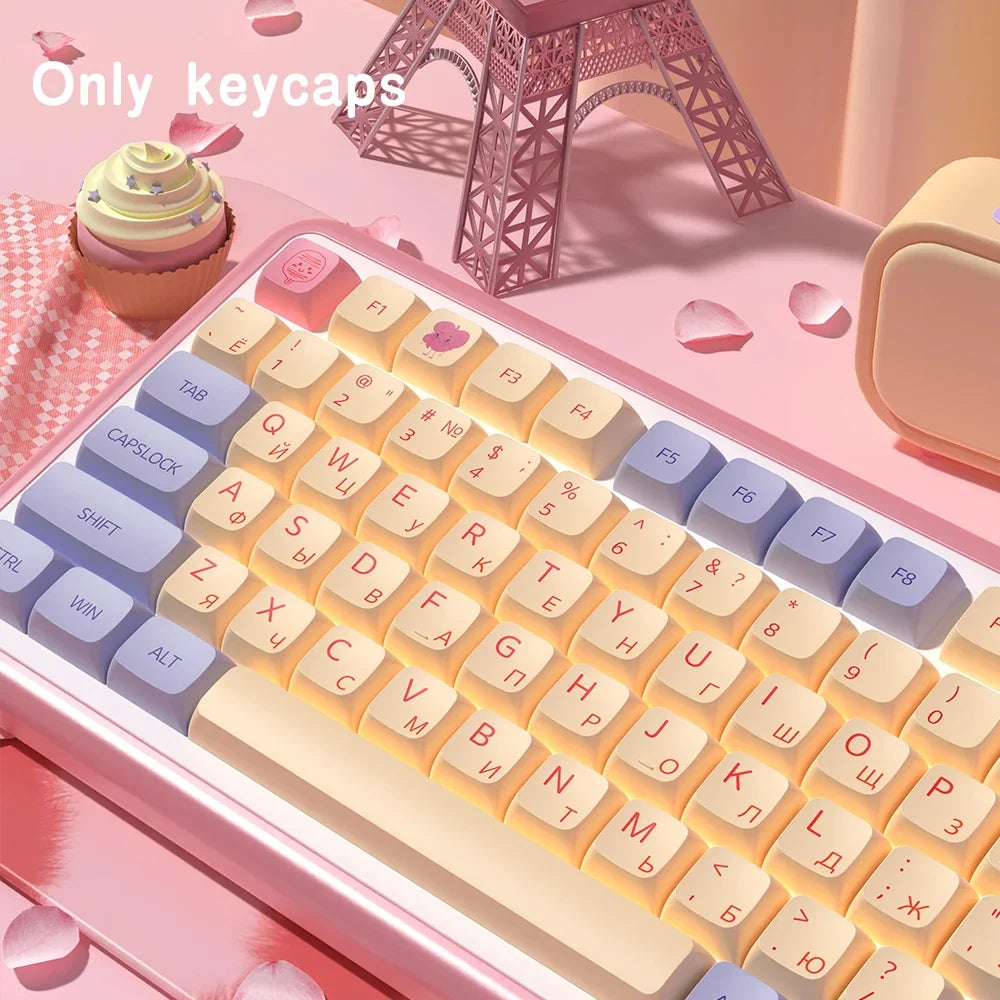 Candy Clouds XDA Profile PBT Keycap Set - ISO Options