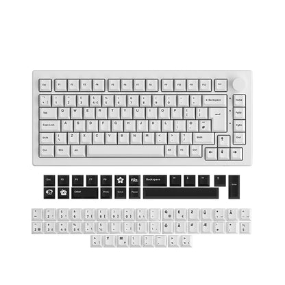 Akko 5075B Plus White Horizon 75% Multi-Mode Mechanical Keyboard - German ISO-DE Layout