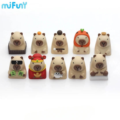 MiFuny Capybara Artisan Keycap – Cute Resin Animal Keycap for Mechanical Keyboards