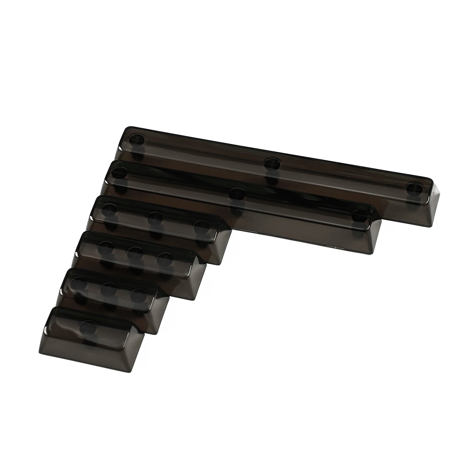 Eclipse MDA Convex Spacebar - Crystal Black, Backlit, Multi-Size for Custom Keyboards